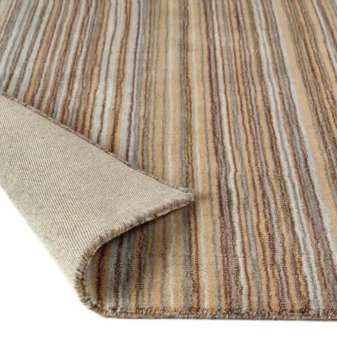 Hand Made Striped Design Rug - Rugs
