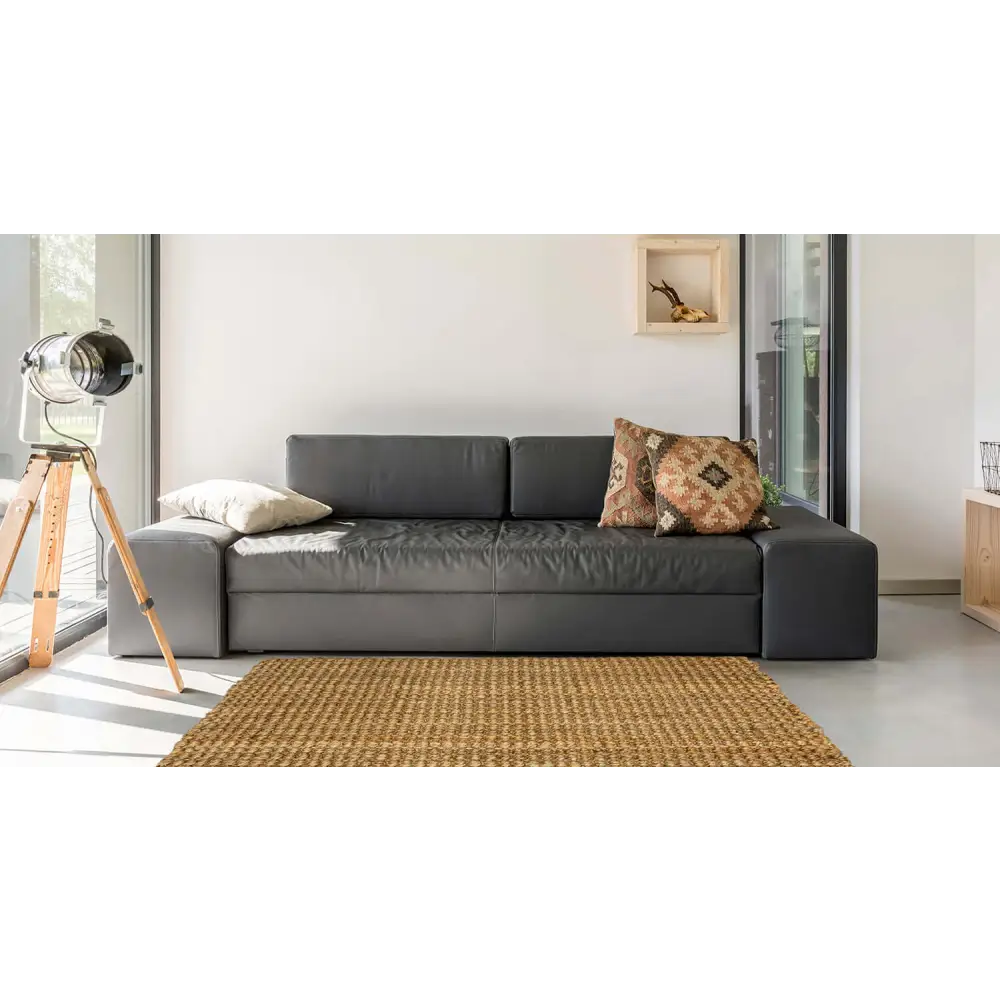 Handmade Natural Jute Rug - Rugs