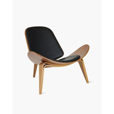 Hans Wegner CH07 Shell Chair, Black & Walnut｜ DC Concept