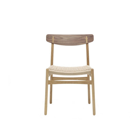 Classical Hans.W CH01 Rattan Dining Chair, Dark Oak