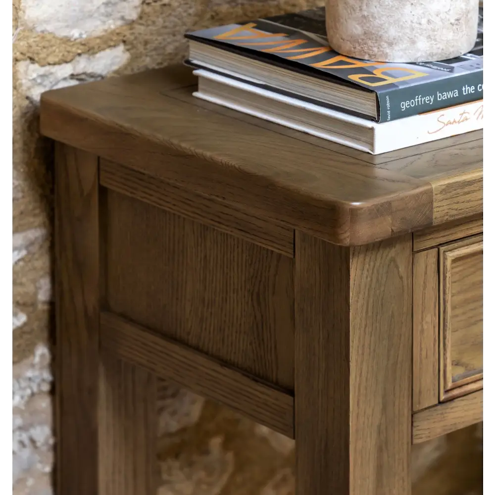 Hardwick Console Table Oak - oak - Console
