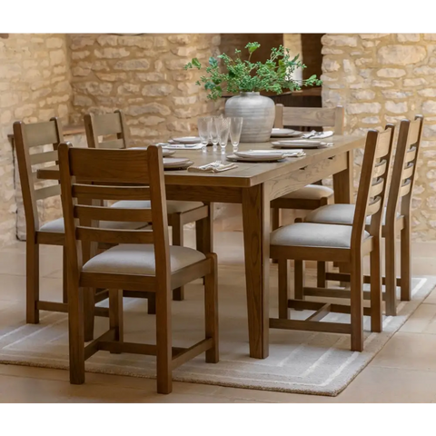 Hardwick Dining Table Oak 6-8 Seater - oak - Dining table