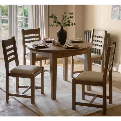 Hardwick Dining Table Round Oak - oak - Dining table