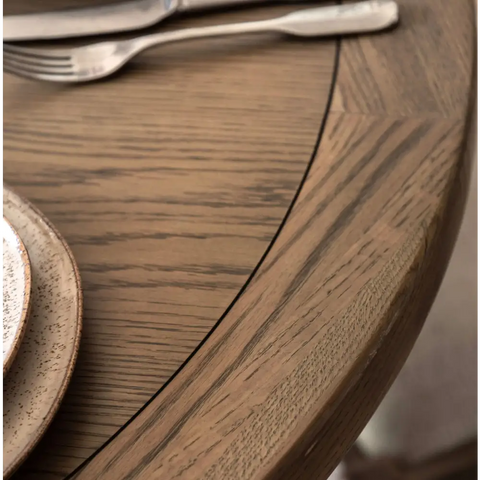 Hardwick Dining Table Round Oak - oak - Dining table