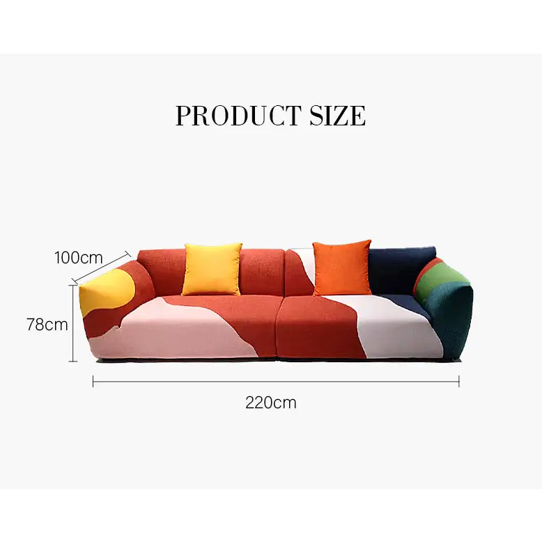 Harry Two Seater Sofa Linen - 220cm