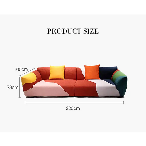 Harry Two Seater Sofa Linen - 220cm