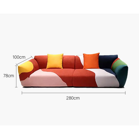 Harry Two Seater Sofa Linen - 280cm