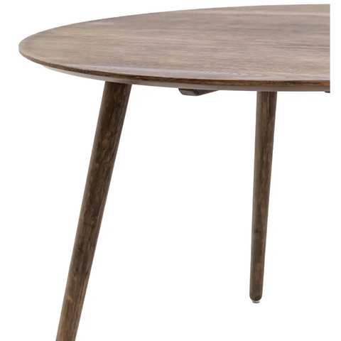 Hatton Dining Table 110cm Smoked Oak - smoked oak - Dining table