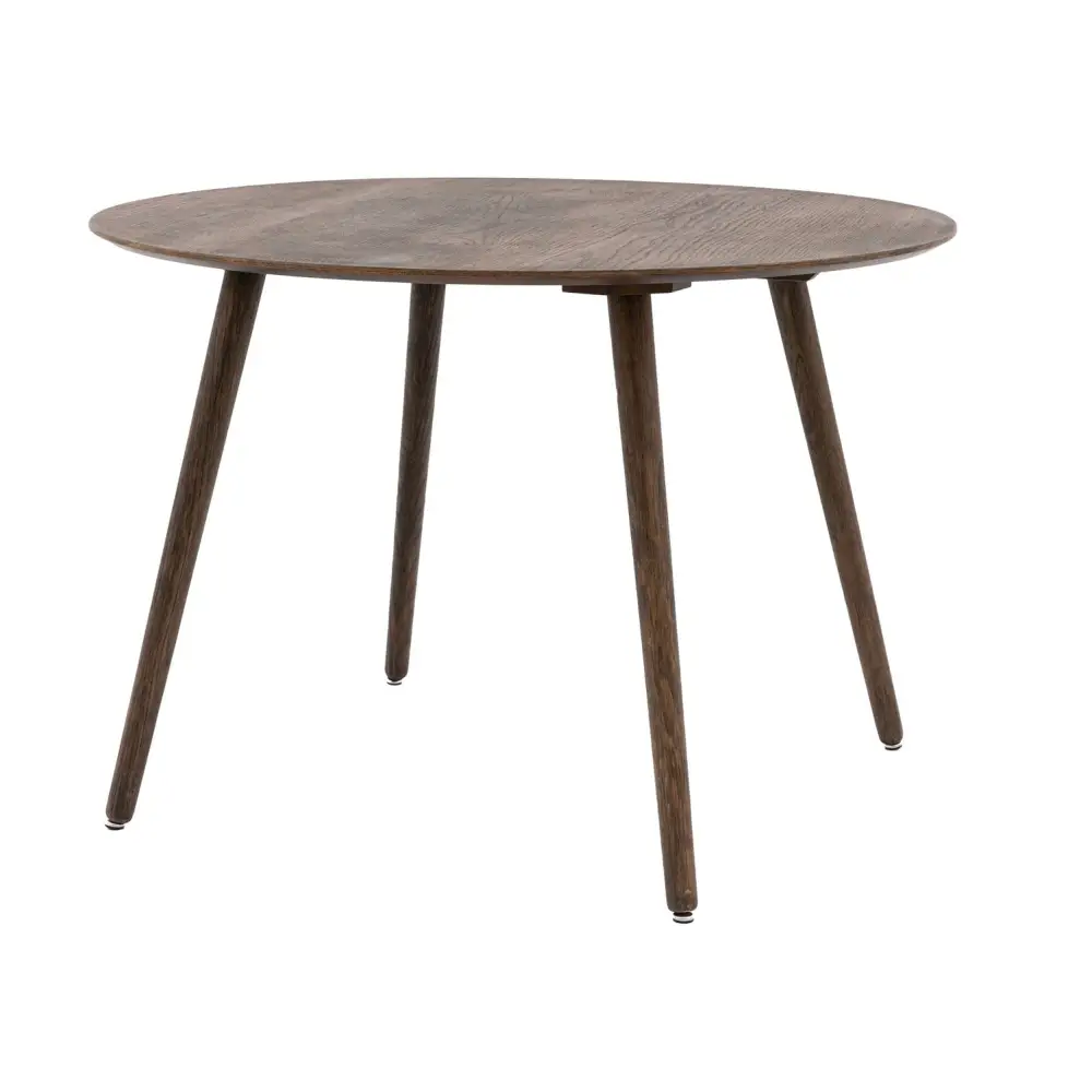 Hatton Dining Table 110cm Smoked Oak - smoked oak - Dining table