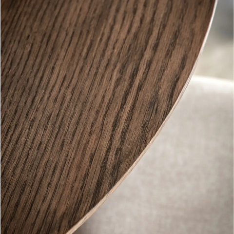 Hatton Dining Table 110cm Smoked Oak - smoked oak - Dining table