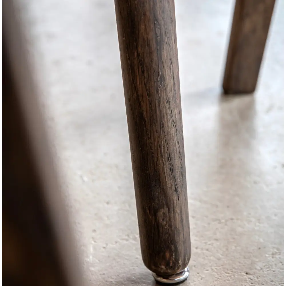 Hatton Dining Table 110cm Smoked Oak - smoked oak - Dining table