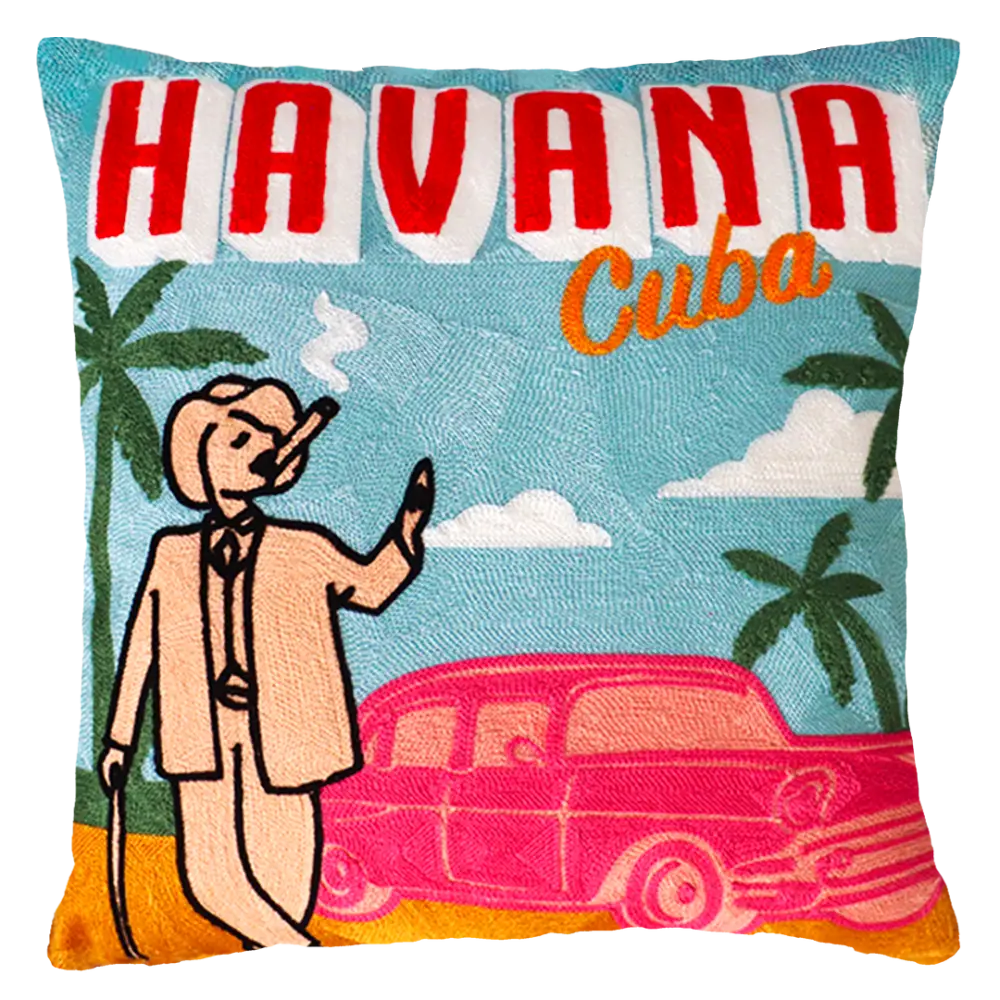 Havana Needlepoint Cushion - Cushion