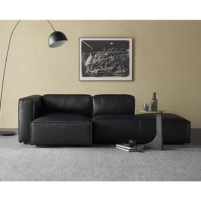 Hebe Three Seater / Four Seater Corner Sofa Real Leather - Sofa