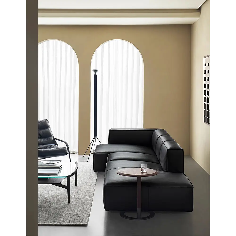 Hebe Three Seater / Four Seater Corner Sofa Real Leather - Sofa