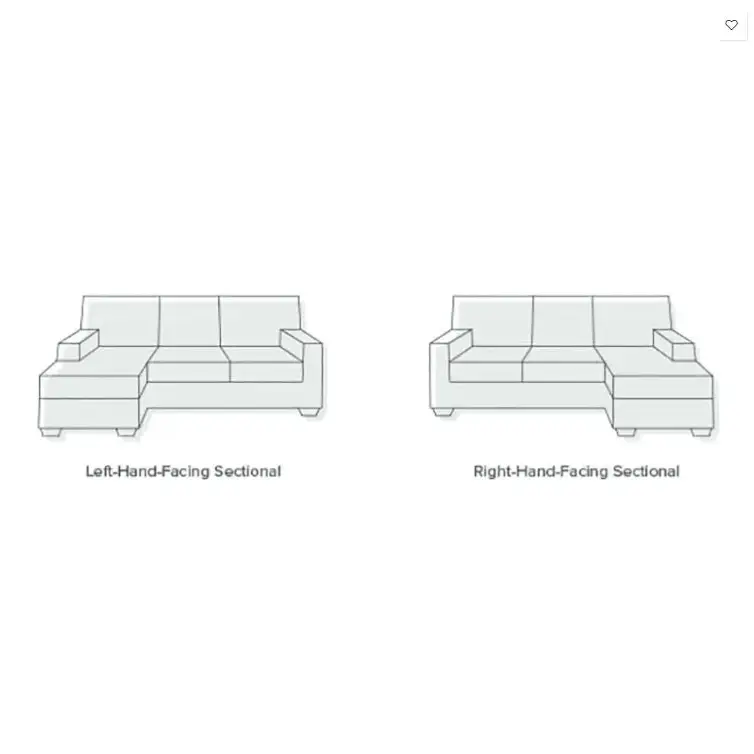 Hebe Three Seater / Four Seater Corner Sofa Real Leather - Sofa