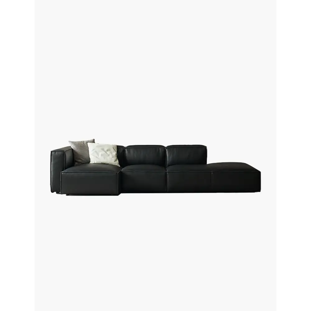Hebe Three Seater / Four Seater Corner Sofa Real Leather - Sofa