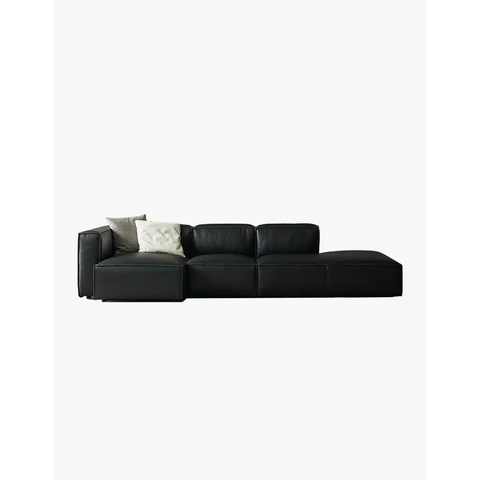Hebe Three Seater / Four Seater Corner Sofa Real Leather - Sofa