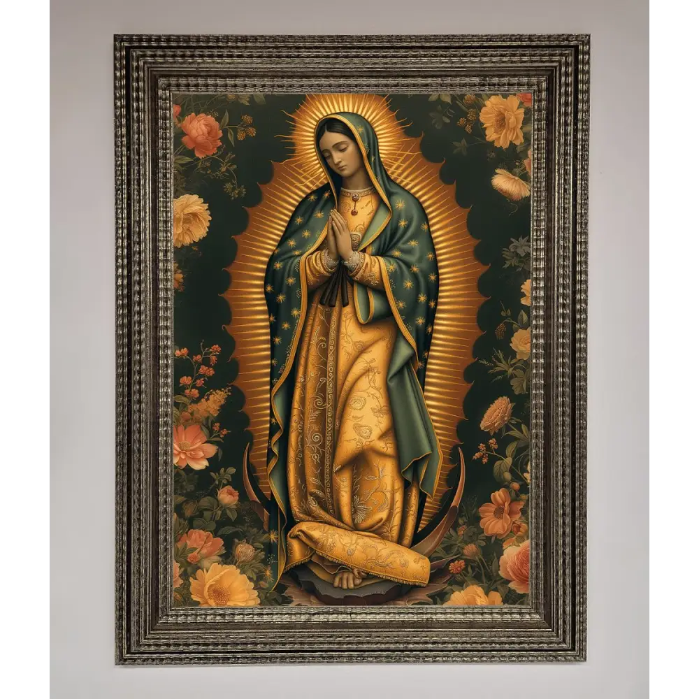 Hello Mary Framed Print - A3 (29.7 x 42 cm) / Ornate Silver - Framed Print