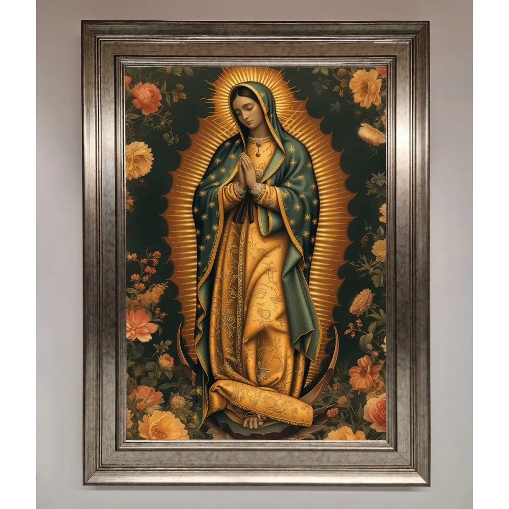 Hello Mary Framed Print - A3 (29.7 x 42 cm) / Silver - Framed Print