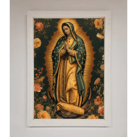 Hello Mary Framed Print - A3 (29.7 x 42 cm) / White - Framed Print