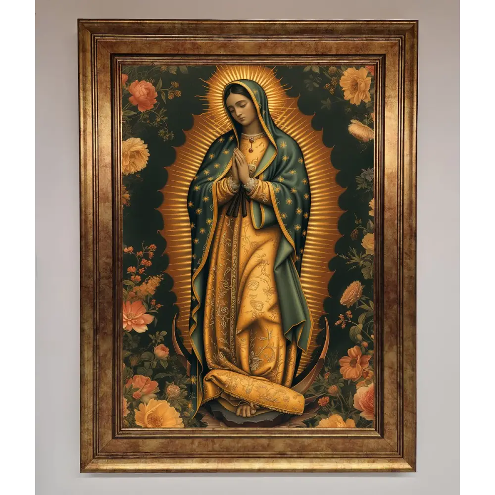 Hello Mary Framed Print - B0 (100 x 141 cm) / Bronze - Framed Print