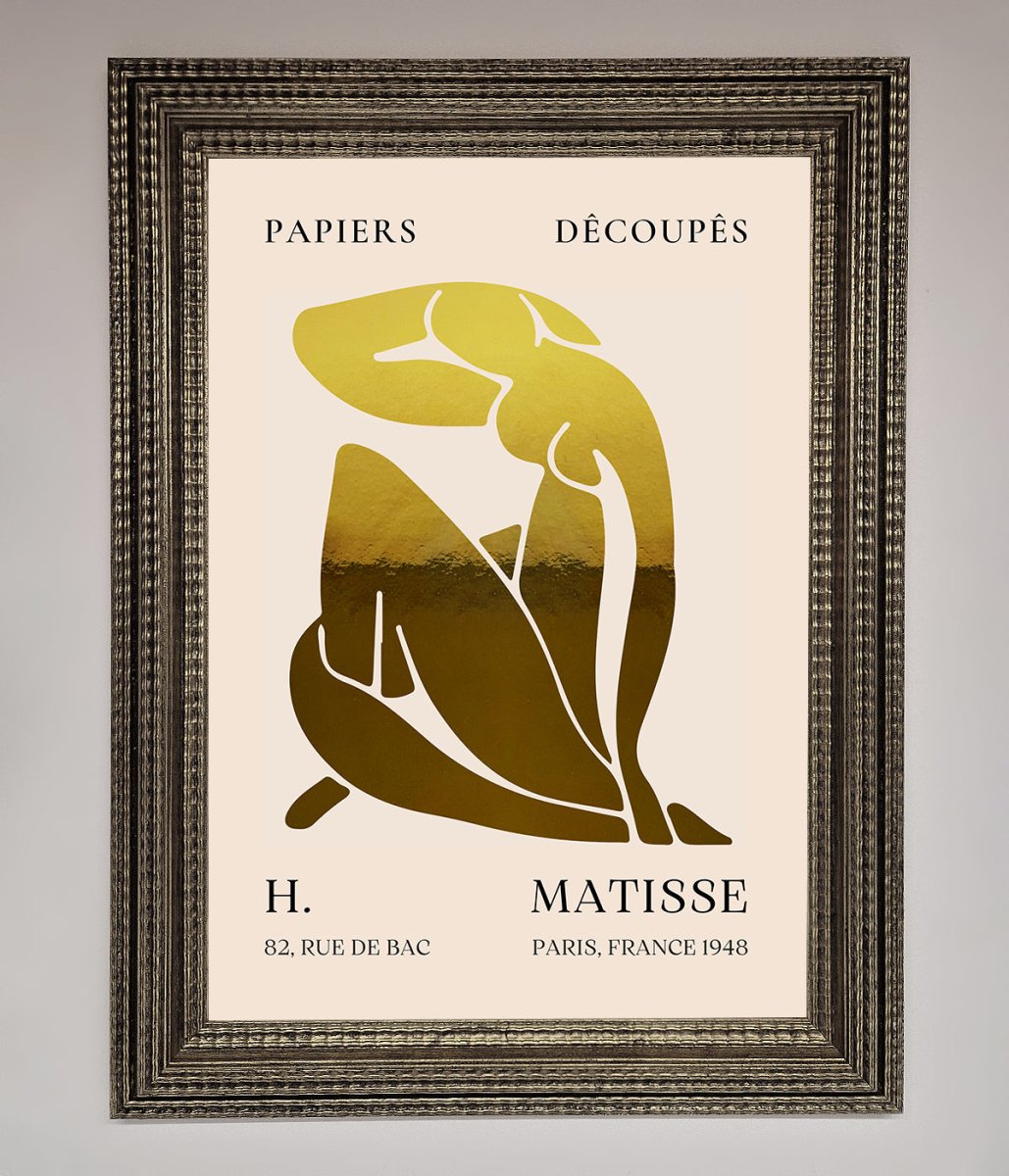 Henri Matisse Figure Foil Print