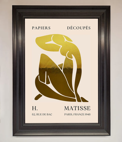 Henri Matisse Figure Foil Print