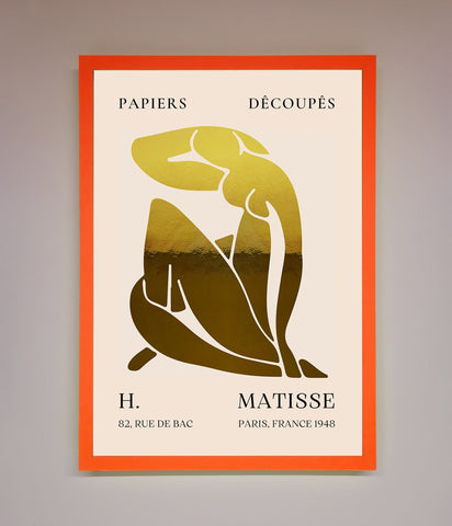 Henri Matisse Figure Foil Print