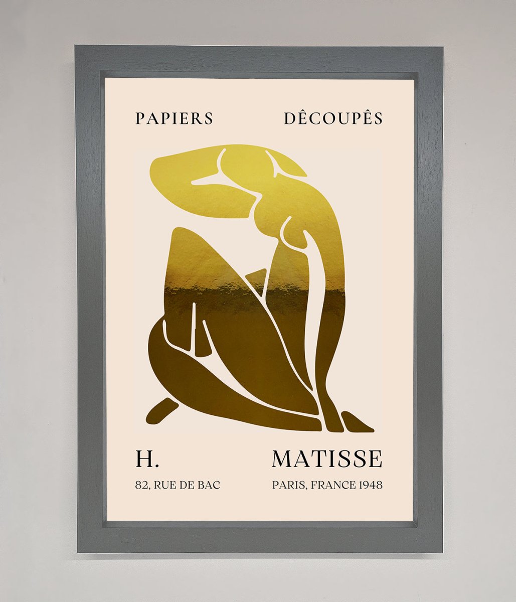 Henri Matisse Figure Foil Print