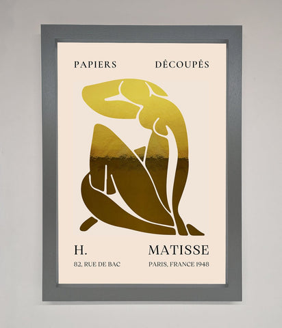 Henri Matisse Figure Foil Print