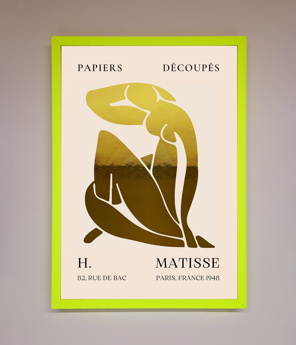 Henri Matisse Figure Foil Print