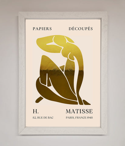 Henri Matisse Figure Foil Print