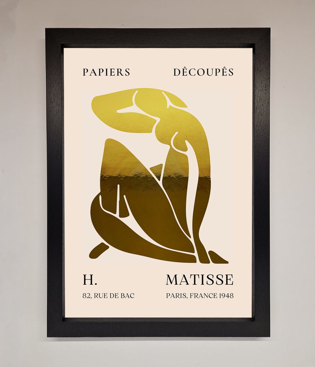 Henri Matisse Figure Foil Print