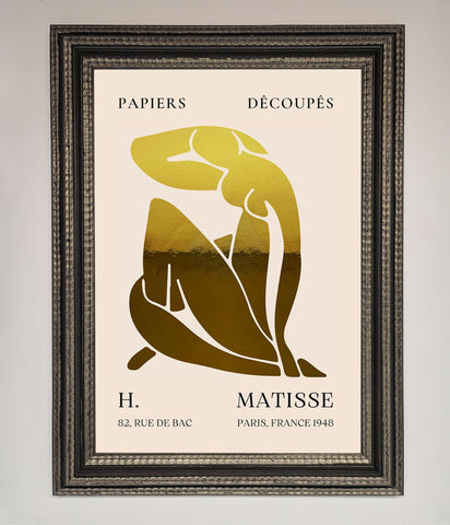 Henri Matisse Figure Foil Print
