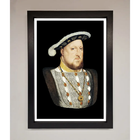 Henry Eighth Framed Wall Art - A3 (29.7 x 42 cm) / Black - Framed Print
