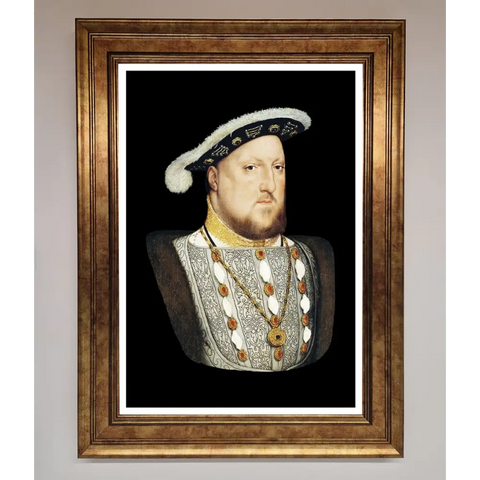 Henry Eighth Framed Wall Art - B0 (100 x 141 cm) / Bronze - Framed Print
