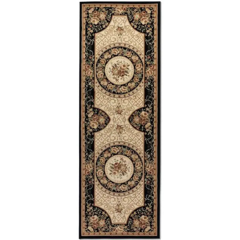 Herat Orient Teppich Adraskan Rug - 80X240 cm / Black - Rugs