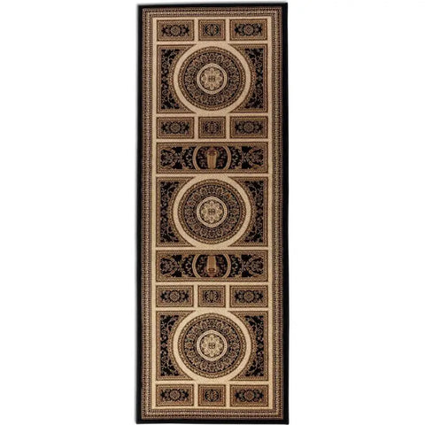 Herat Orient Teppich Guzara Rug - 80X240 cm / Black - Rugs