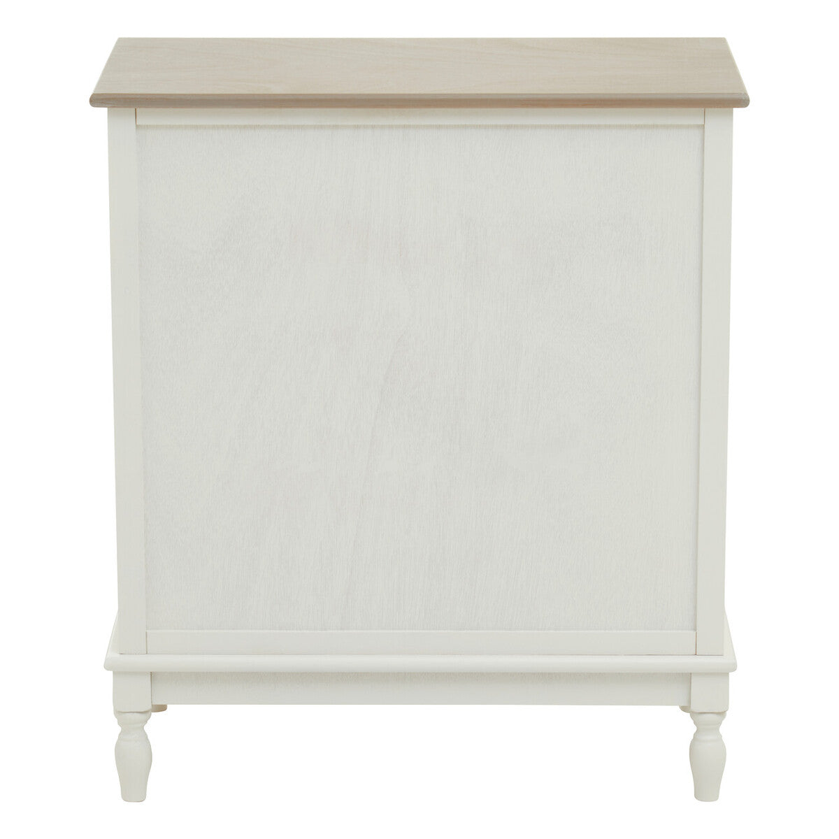 Heritage 2 drawer white sideboard with white painted wooden frame light wood top and turned legs drawer white sideboard