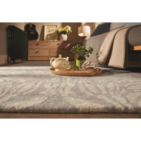 Heritage Lavender Floral Wool Rug - Rugs