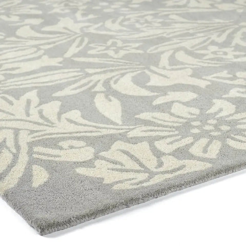 Heritage Lavender Floral Wool Rug - Rugs