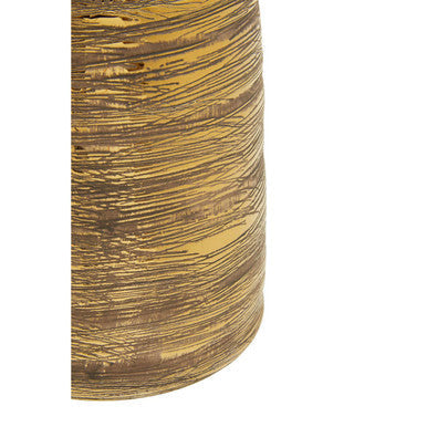 Hermosa Gold Small Ceramic Bottle Vase