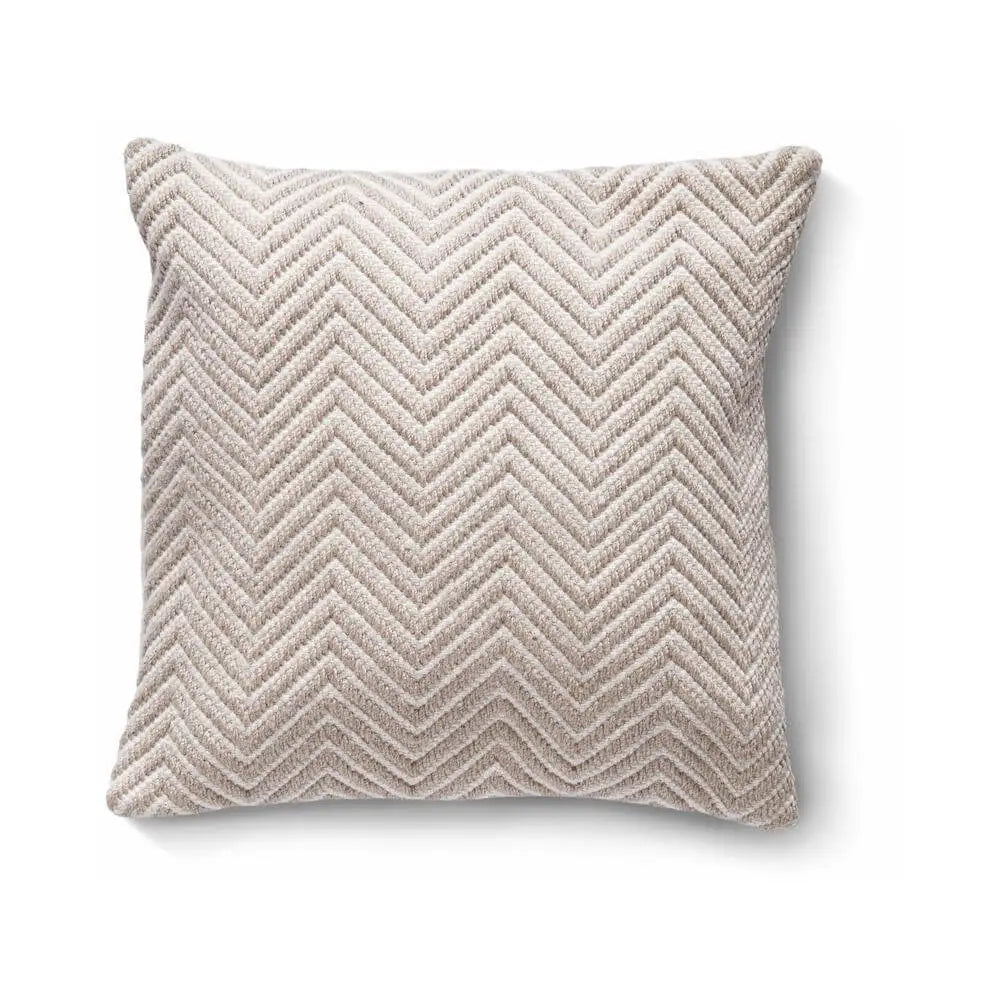Herringbone Design Woven Cushion - Natural / 45X45 cm - Home Accessories