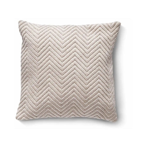 Herringbone Design Woven Cushion - Natural / 45X45 cm - Home Accessories
