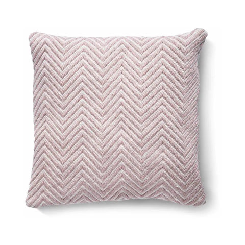 Herringbone Design Woven Cushion - Rose / 45X45 cm - Home Accessories