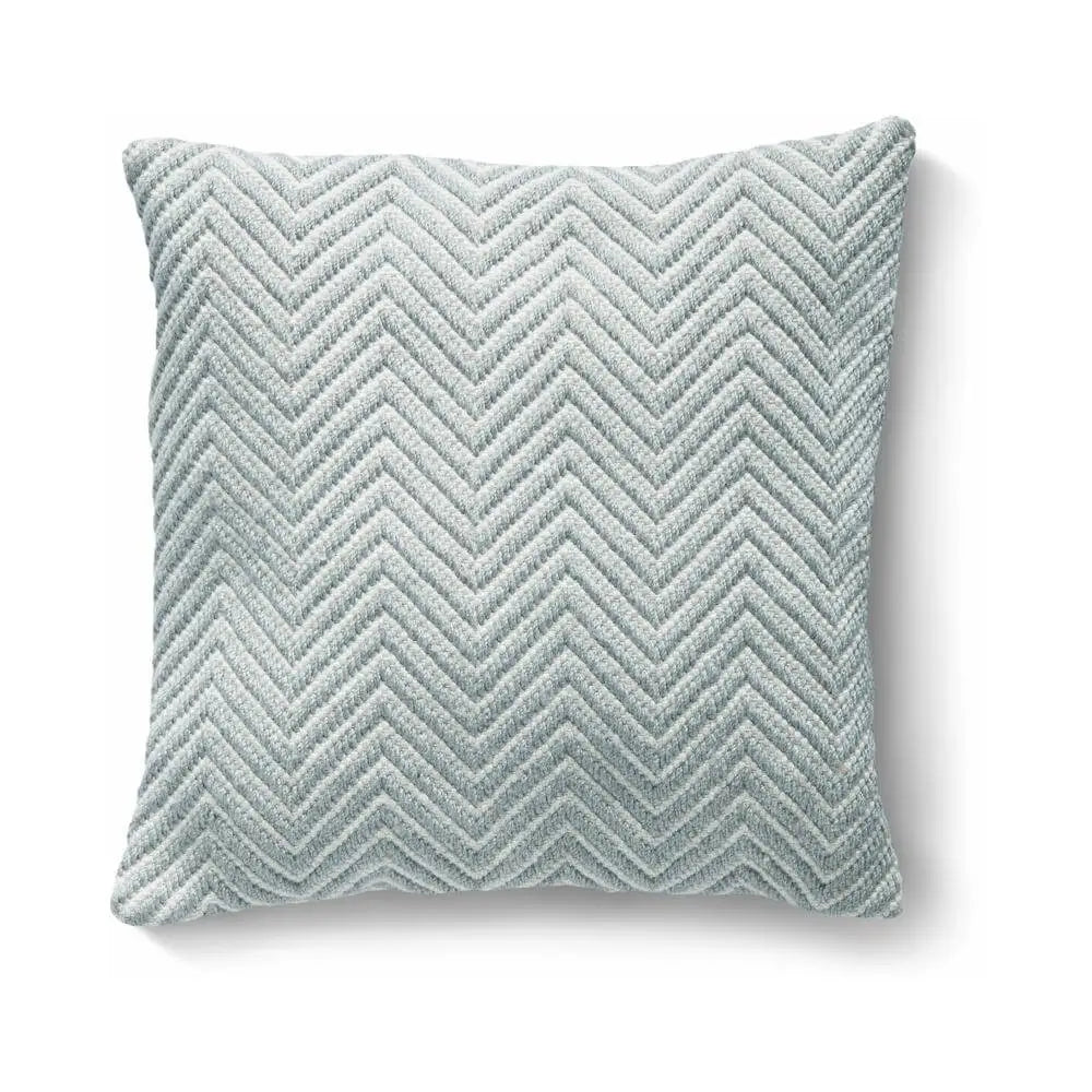 Herringbone Design Woven Cushion - Sky Grey / 45X45 cm - Home Accessories