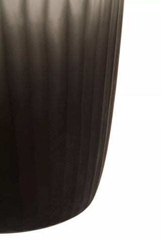 Hessa Large Dark Grey Glass Vase