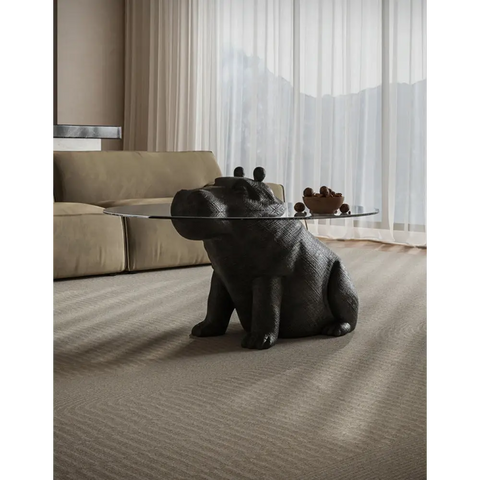 Hippo Coffee Table Side Table Glass