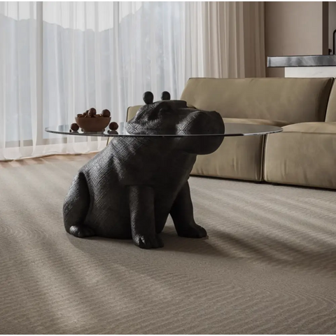 Hippo Coffee Table Side Table Glass