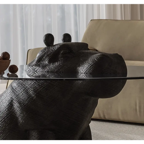 Hippo Coffee Table Side Table Glass